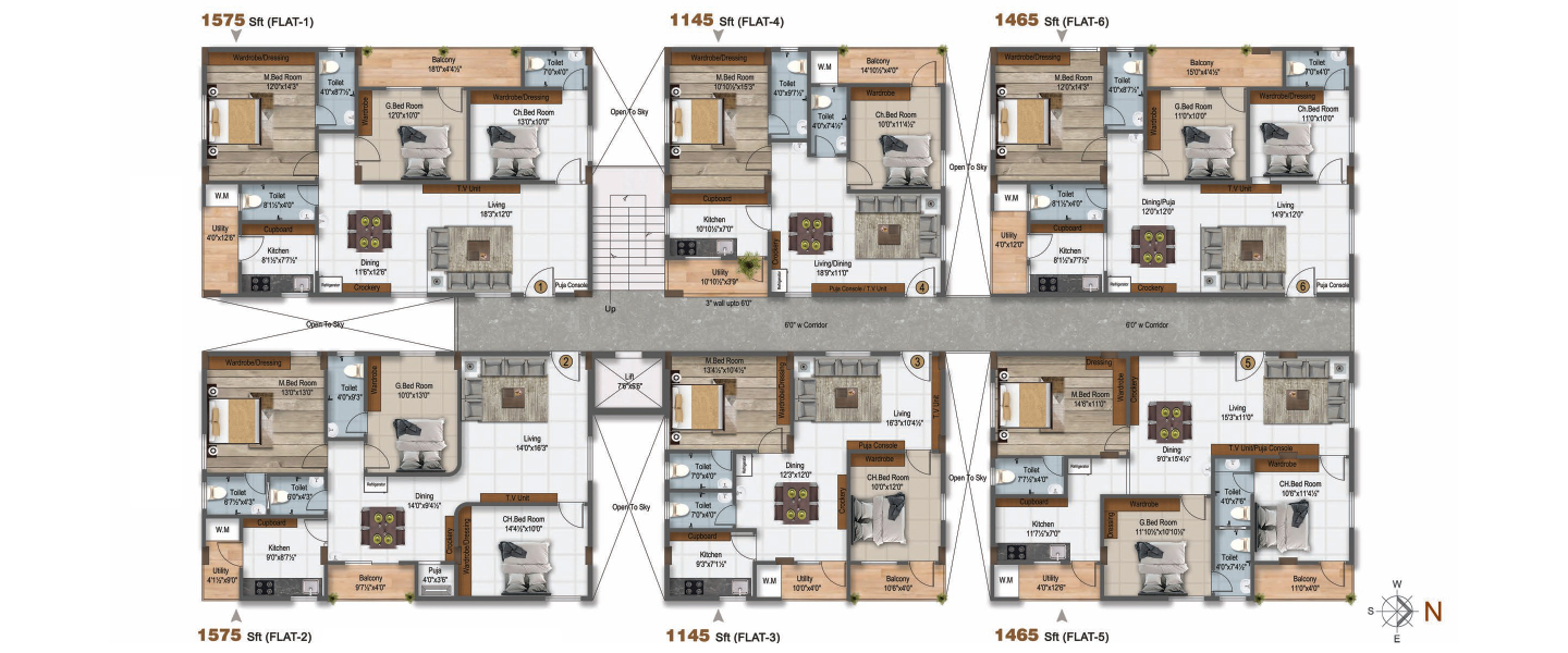 MSV Builders Floor Plan Layout